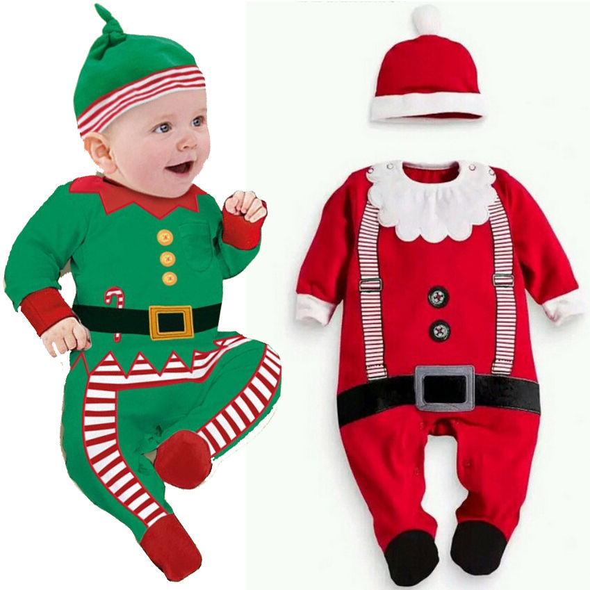 Baby Santa Outfit Christmas Costume